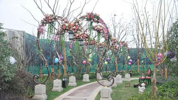 玫瑰花架 玫瑰花架